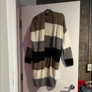 Eclipse Multicolor Striped Cardigan
